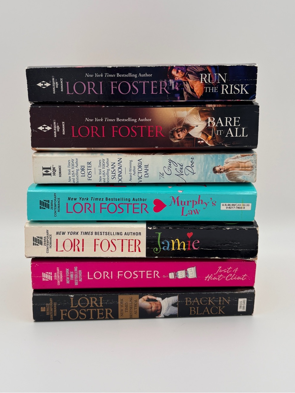 Bundle of Seven Lori Foster Novels - Softcover Paperbacks